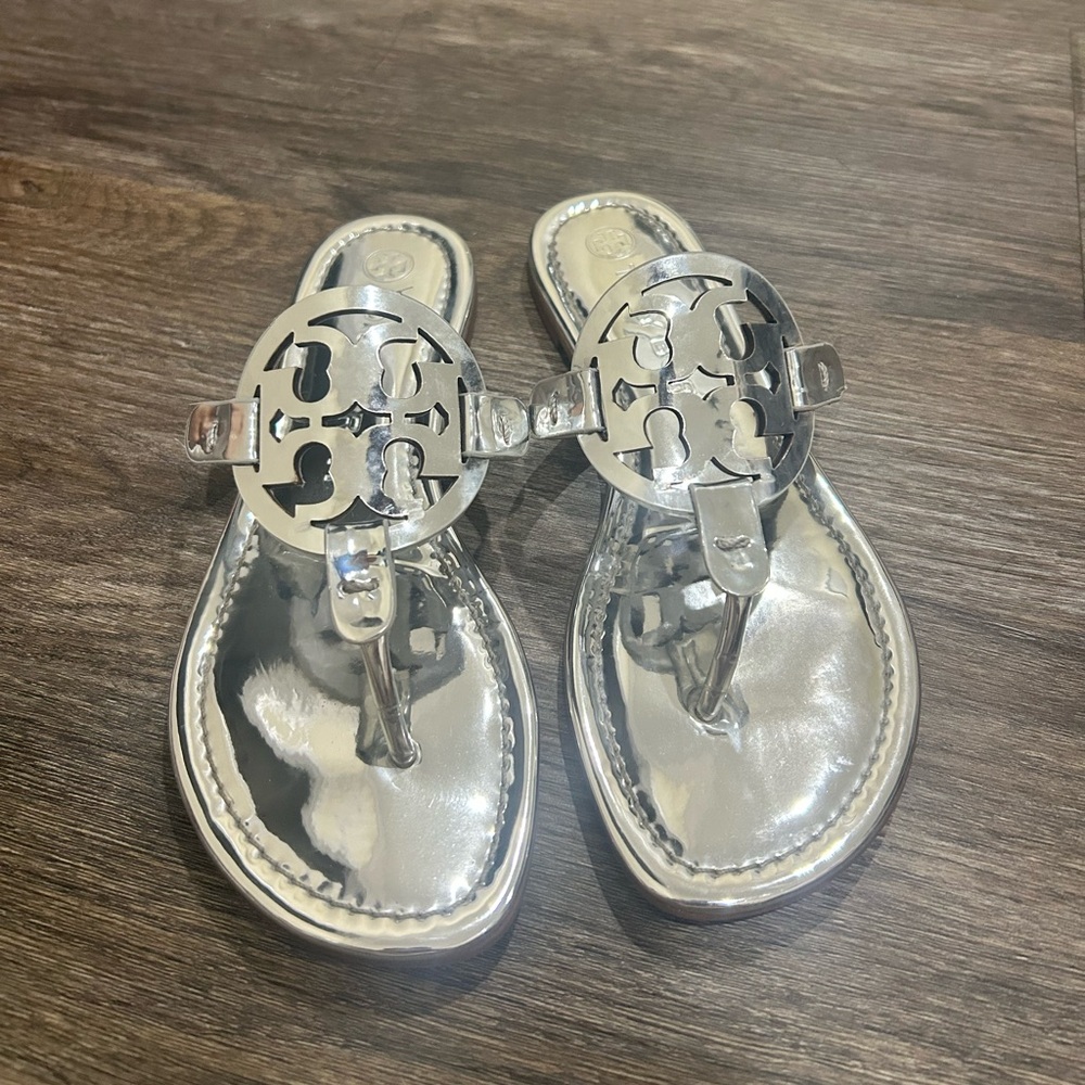 TORY BURCH MILLER METALLIC SANDAL